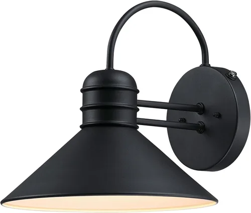 Vista 6 de Westinghouse 6360800 Watts Creek - Accesorio de pared para exteriores con acabado negro texturizado, Negro (textured black)