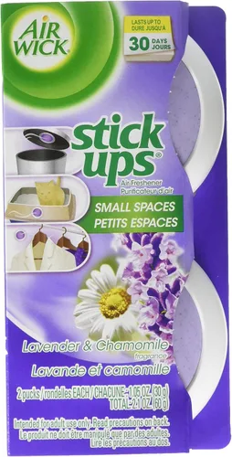 Vista 8 de Air Wick Stick Ups - Ambientador para espacios pequeños, lavanda y manzanilla, 2 unidades (paquete de 4)