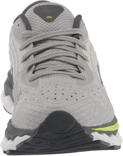 Vista 2 de Mizuno Tenis de correr Wave Sky 6 para mujer, gris (Ultimate Grey)
