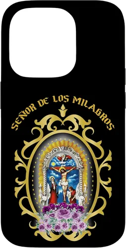 Vista 17 de El Señor de Los Milagros es el patrón de la funda peruana Lima Perú para iPhone 17