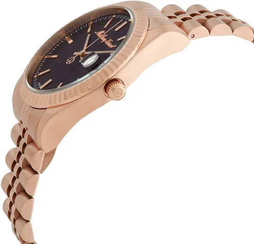 Vista 2 de Mathey-Tissot Mathy III Reloj de cuarzo con esfera marrón H810PRM BR para hombre, Moderno