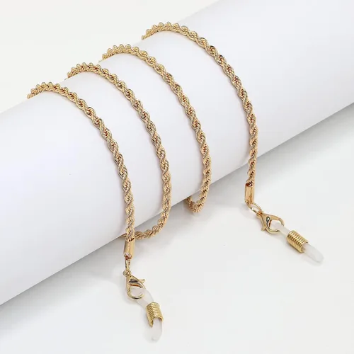 Vista 2 de Cadena de anteojos personalizada delicada cadena de anteojos para mujeres y hombres cadena de anteojos de lectura cadena de máscara para regalos