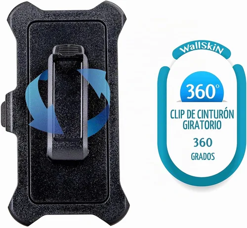 Vista 7 de Funda para Galaxy S9 (5.8 pulgadas) resistente de cuerpo completo de grado militar de protección contra caídas Funda para cinturón para hombres