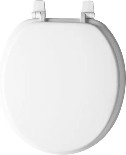 Vista 7 de Mayfair 11 000 Economy Soft Cushion - Asiento de inodoro redondo, color blanco