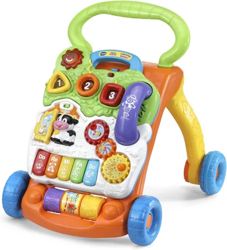 Vista 18 de VTech Andador de Aprendizaje de Sentado a de Pie (Empaque Libre de Frustraciones), Azul