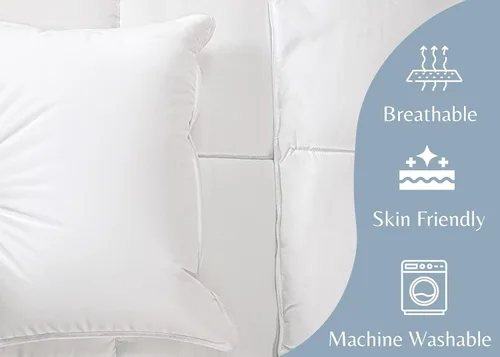 Vista 6 de Protector de almohada impermeable con cremallera, tamaño estándar