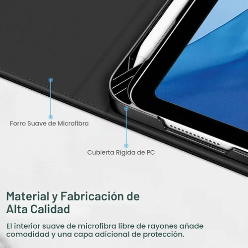 Vista 7 de Fintie Funda tipo libro para iPad (A16) de 11ª generación de 11 pulgadas Negro
