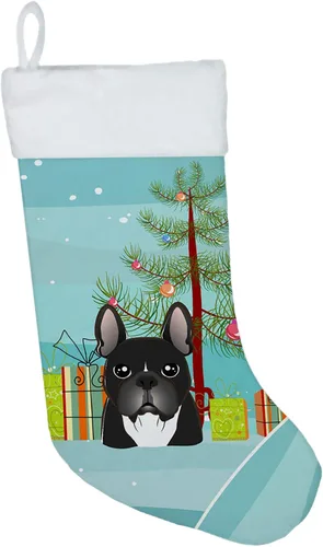 Vista 43 de Caroline's Treasures BB1590CS Árbol de Navidad y Alaskan Malamute Calcetines de Navidad para colgar en la chimenea, decoración de fiesta de Navidad