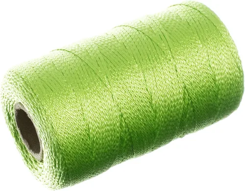 Vista 3 de Línea de nailon trenzado Mason - Cordón de cordel (250 pies, verde fluorescente)