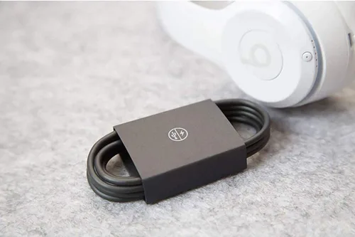Vista 5 de Cable cargador de carga USB de repuesto [2 unidades] compatible con Beats by Dre Studio Solo Powerbeats 2 3 Píldora de auriculares inalámbricos +