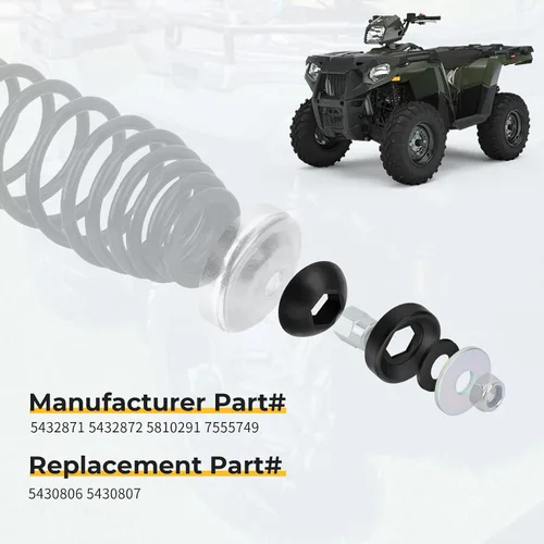 Vista 6 de Kit de arandela espaciadora de bola pivote para Polaris Sportsman Ranger Magnum Scrambler Trail Blazer Trail Boss Xplorer Xpedition Xpress Big Boss
