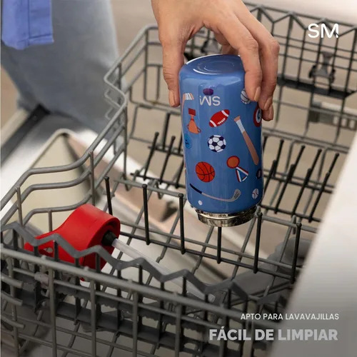 Vista 5 de Simple Modern - Botella de agua para niños y vaso para niños pequeños, 14 onzas, lazos Insulated Stainless Steel Toddler Water Bottle, Kids
