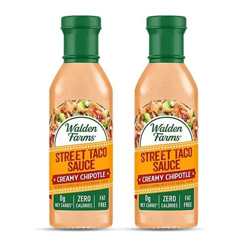 Vista 11 de Walden Farms Street Taco Sauce Creamy Chipotle - Sin calorías, sin gluten, bajo en carbohidratos, apto para dieta cetogénica, sin azúcar, sabor a