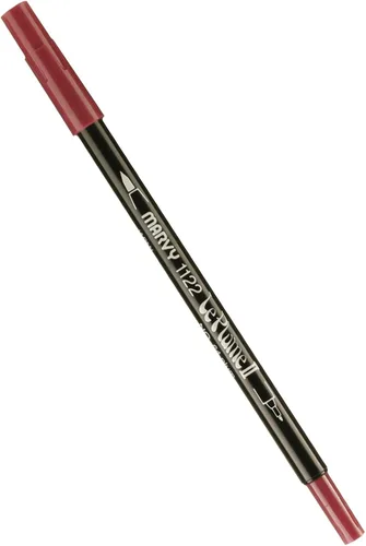 Vista 43 de Uchida 1122-C-3 Marvy Extra Fine Tip Le Plume II Rotulador de doble punta, azul