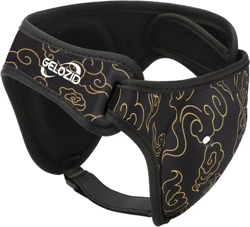 Vista 9 de Gelozid Casco ajustable de lucha libre para BJJ, MMA Grappling y entrenamiento, protector de oídos y casco de protección de coliflor