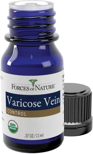 Vista 2 de Forces of Nature Tratamiento para las venas varicosas, medicina homeopática orgánica, 0.37 onzas líquidas, ayuda a reducir la apariencia