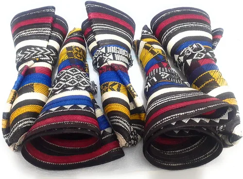 Vista 6 de Sombrero Colombiano de Colores Sombrero Sinuano 21 Vueltas Hecho por Artesanos Colombianos