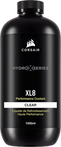 Vista 7 de CORSAIR Hydro X Series, XL8, refrigerante de rendimiento, 1L, azul translúcido
