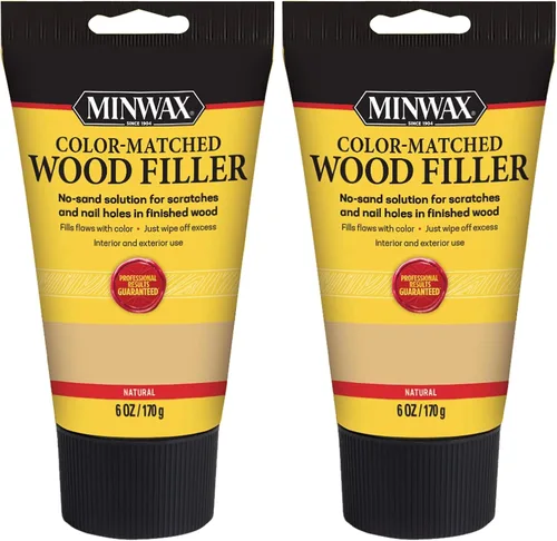 Vista 8 de Minwax Relleno de madera a juego, roble dorado, 6 onzas
