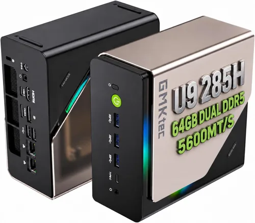 Vista 14 de GMKtec Mini PC K13 Intel Ultra 7 256V SK Hynix LPDDR5 8533 MT/s