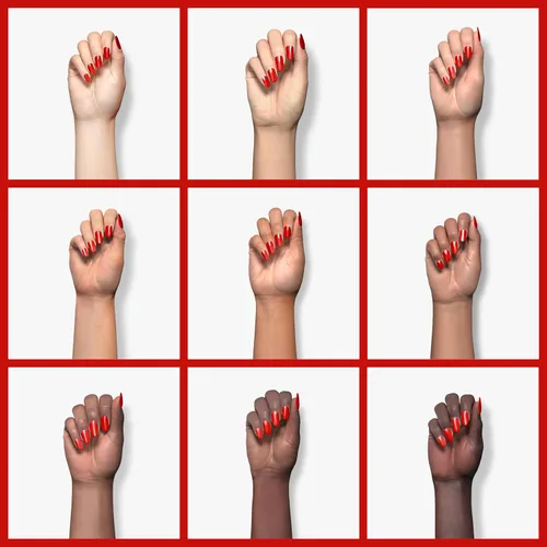 Vista 2 de Kiara Sky Uñas profesionales, polvo de inmersión de uñas, 1 onza, tonos rojos (Cehri Cheri)