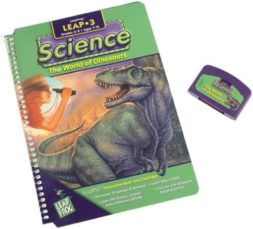 Vista 2 de LeapPad Leap 3CienciaEL MUNDO DE LOS Dinosaurios interactivo libro y cartucho