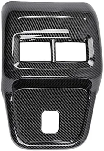 Vista 3 de ERIDANUS Ajuste para Chevrolet Equinox 2018-2023 Marco de ventilación de salida de aire trasero, cubierta de panel anti-patadas