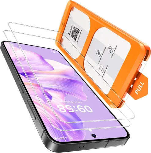 Vista 5 de TOCOL Protector de pantalla para iPhone X [grado militar inastillable] Protector de pantalla de vidrio templado HD de cobertura completa