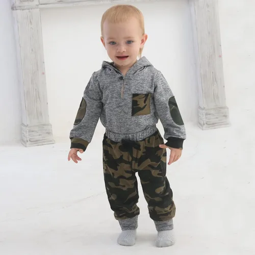 Vista 2 de Renotemy Conjunto de ropa para bebé recién nacido, ropa para niño y niña, pantalones largos