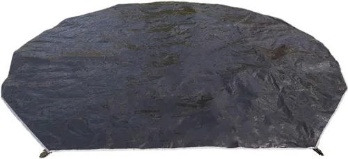 Vista 7 de DANCHEL OUTDOOR B5PRO/B2/B2A Campana Huella de la tienda de campaña, 3/4/5/19.7 ft impermeable lona redonda hoja de tierra para lona yurta tienda