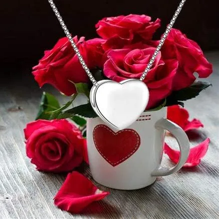 Vista 7 de Candyfancy Collar con colgante de corazón de plata de ley 925 para mujer cadena de caja de 180in Metal