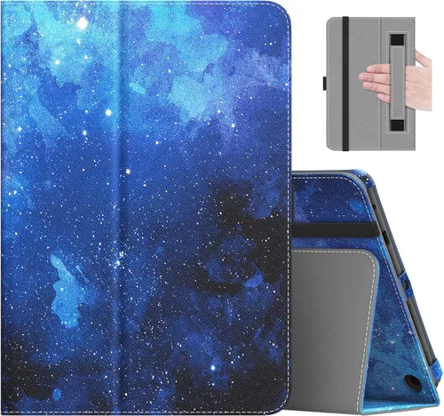 Vista 15 de MoKo - Funda compatible con la tablet Kindle Fire HD 8 y 8 Plus (10ª generación, versión de 2020), funda de soporte plegable y diseño delgado