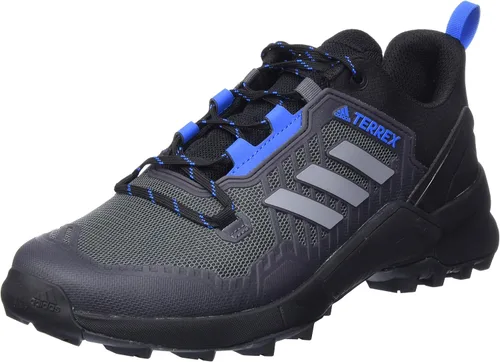 Vista 10 de adidas Botas de senderismo Terrex Swift R3 Mid Gore-Tex para hombre Núcleo Negro Menta Tonelada Gris Cinco