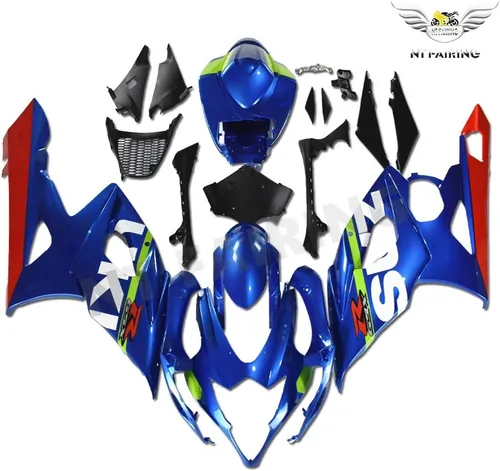 Vista 28 de YTL - Carenado completo negro brillante para Suzuki 2005-2006 GSXR 1000