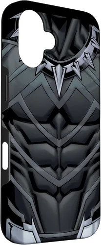 Vista 3 de iPhone 16 Marvel Avengers Black Panther - Funda para disfraz