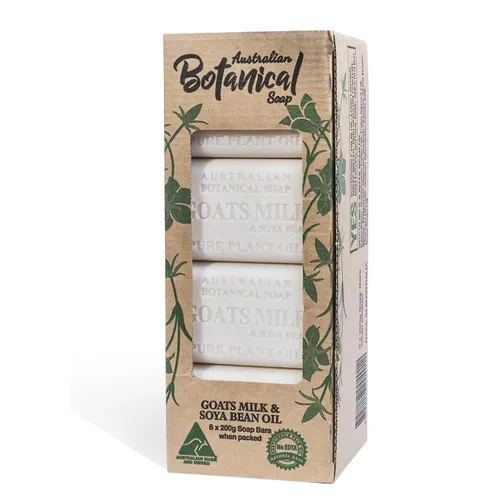 Vista 10 de Jabón de leche de cabra y miel de Manuka de Australian Botanical Soap de 6.6 OZ, barras triple molidas hechas con una base de jabón natural