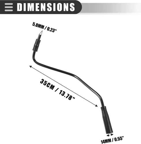 Vista 4 de Motoforti Tubo de ventilación del cárter, tubo de manguera de ventilación del cárter, para Jeep Wrangler Cherokee Grand Cherokee 1997-2004 4.0L