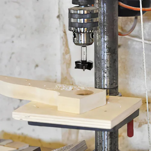 Vista 8 de Forstner Broca Forstner con punta de carburo de 2 pulgadas para madera dura, sierra de perforación, herramienta cortadora de bisagra para madera