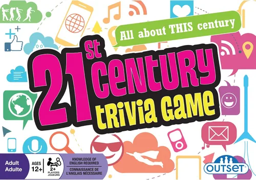 Vista 4 de Juego de trivia del siglo XXI, juego de fiesta, juego familiar, juego de viaje, divertido y fácil de jugar, 1200 preguntas de trivia, para 2 o más