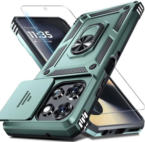 Vista 26 de Funda para Moto G Power 5G 2026/2025 Funda integrada para cámara deslizante negra