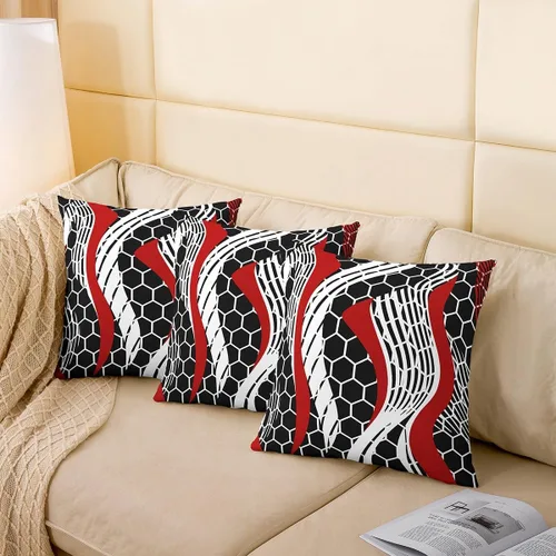 Vista 51 de Guitar Print Double Sides Print Pillow Covers 16"x16",Music Themed Bass Instruments Pillowcase Soft Square Cushion Cases,Rustic Music Score Note