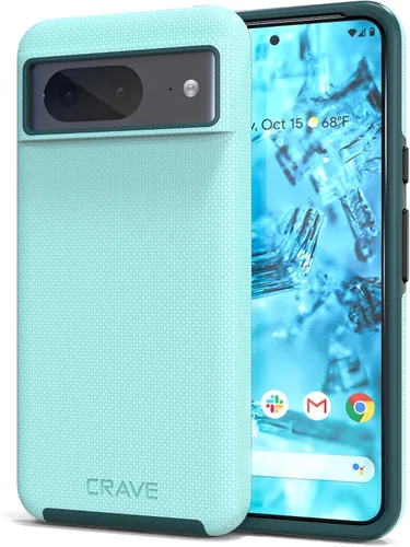 Vista 15 de Crave Funda para Pixel 5, Funda de la Serie de Protección Dual Guard para Google Pixel 5 - Aqua