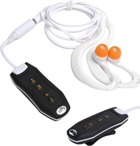 Vista 7 de Keenso Reproductor de música FM de 4 GB, reproductor de MP3 portátil de deportes de buceo con auriculares para música de buceo