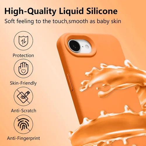 Vista 633 de Funda magnética de silicona para iPhone 13 Pro, color blanco antiguo [Compatible con Magsafe] [Forro de microfibra suave antiarañazos], funda