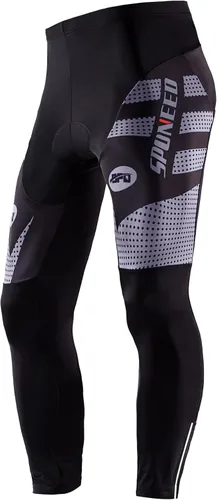 Vista 5 de sponeed - Mallas de ciclismo para hombre, acolchadas, 4D, para ciclismo de carretera
