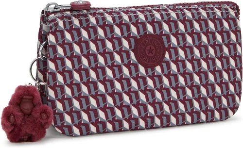 Vista 5 de Kipling Bolsa grande para mujer Creativity, kit de cosméticos versátil, organizador de viaje ligero Vino 3Dk