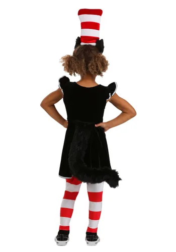 Vista 2 de Disfraz de Vestido de Gato en el Sombrero para Niña Pequeña Multicolor