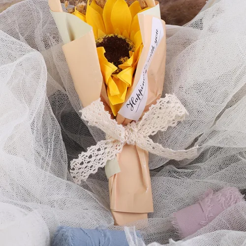 Vista 5 de Cinta de encaje vintage de 20 yardas x 0.5 pulgadas, borde de encaje de algodón de ganchillo para paquete de Navidad, costura de bricolaje, boda
