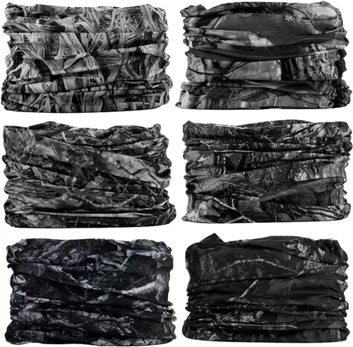 Vista 9 de Polaina para el cuello, máscara facial, bufanda bandana para hombres y mujeres, sol, polaina de tubo a prueba de polvo para ciclismo, motocicleta