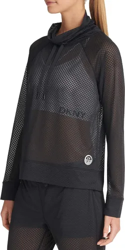 Vista 3 de DKNY Sudadera con capucha de malla con cordón